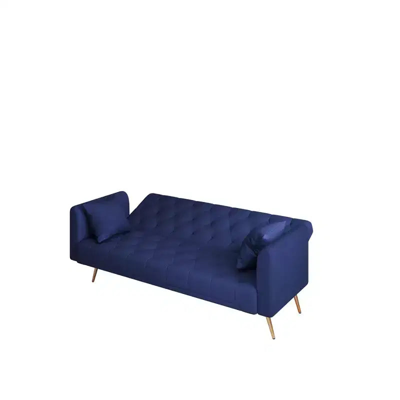 Canapé-lit convertible en velours de 180 cm pour salon, chambre et bureau