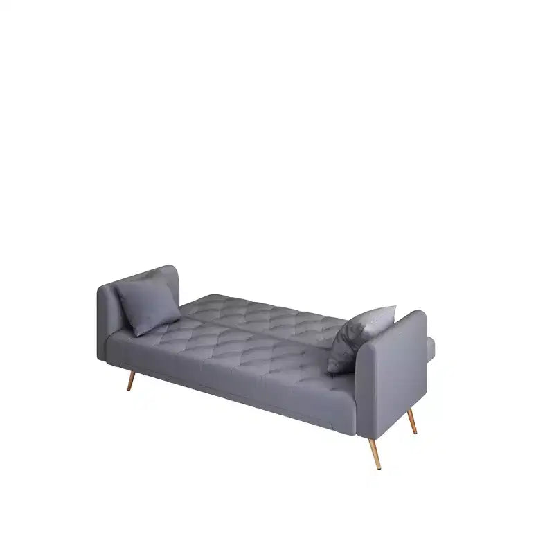 Canapé-lit convertible en velours de 180 cm pour salon, chambre et bureau
