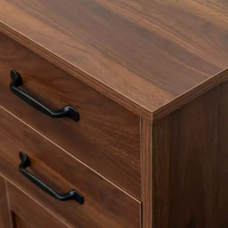 43.3 Buffet bahut moderne en bois avec portes et tiroirs meuble de rangement