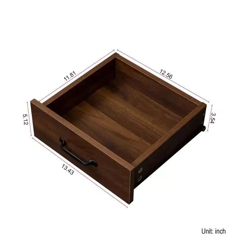 43.3 Buffet bahut moderne en bois avec portes et tiroirs meuble de rangement