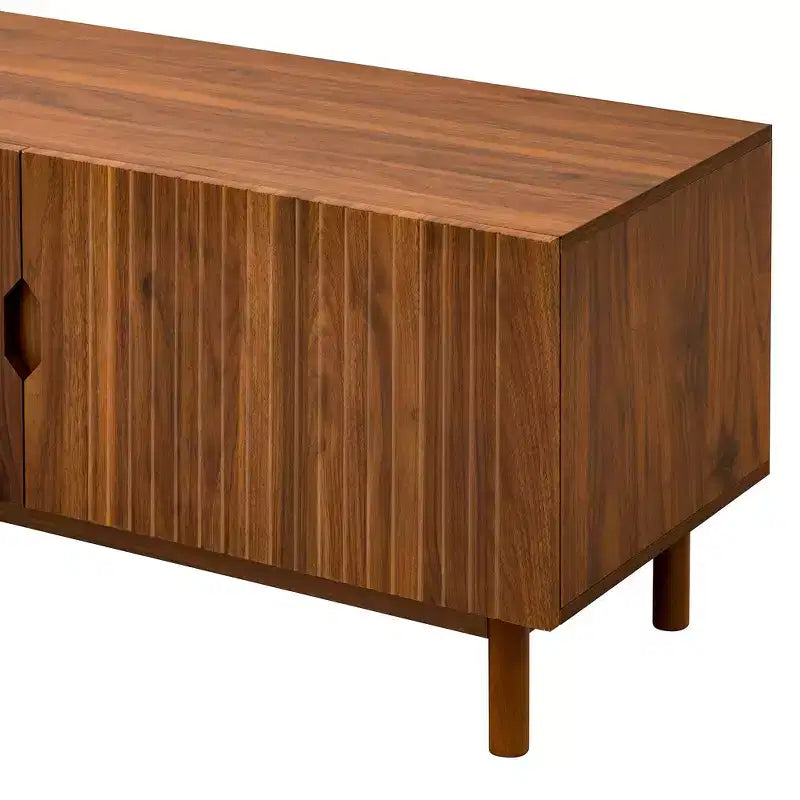 Tabouret de comptoir pivotant 26 po, fini noyer et similicuir brun, ensemble de 4