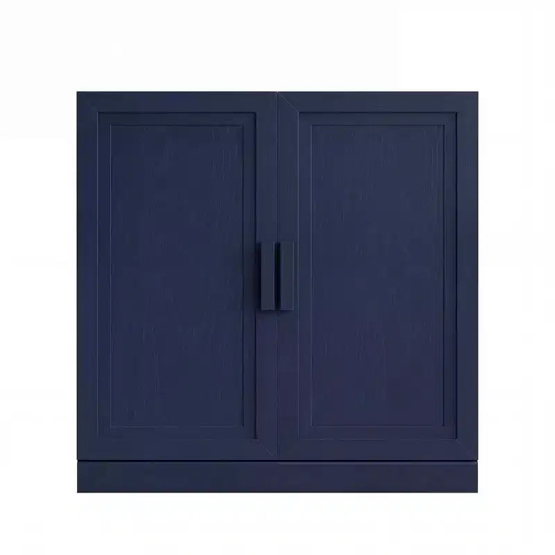 Meuble d'appoint autonome à 2 portes avec étagères réglables, buffet de rangement, armoire de garde-manger pour entrée, salon, cuisine, chambre à coucher