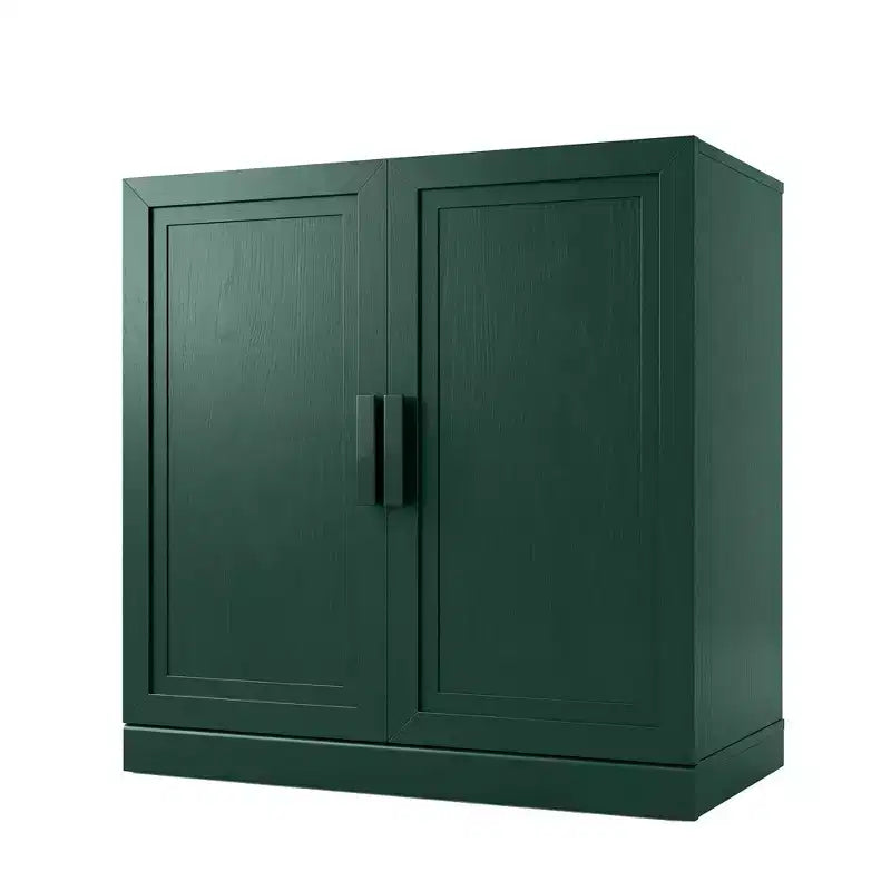 Meuble d'appoint autonome à 2 portes avec étagères réglables, buffet de rangement, armoire de garde-manger pour entrée, salon, cuisine, chambre à coucher