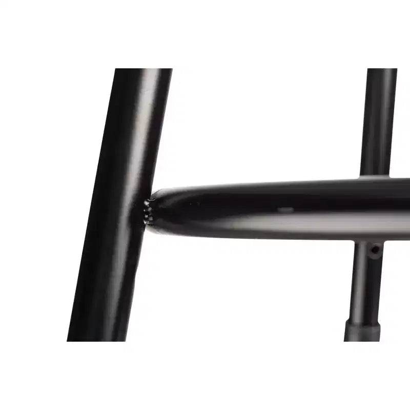Tabouret de bar réglable en acier robuste noir
