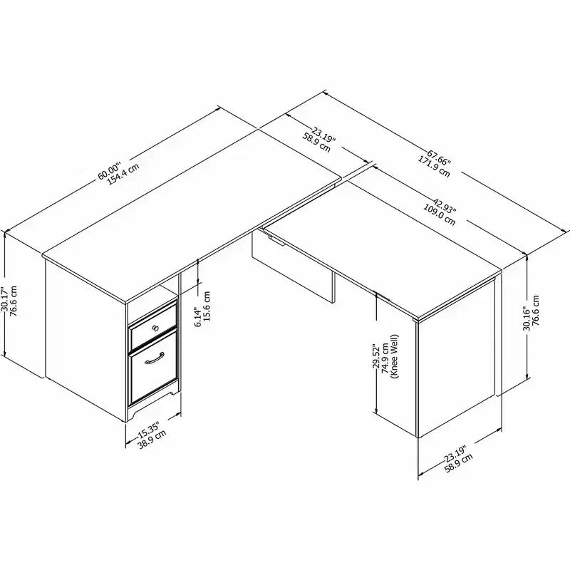 Bureau assis-debout en forme de L, 3 positions, 60 W, couleur cerise de récolte, ergonomique, hauteur réglable