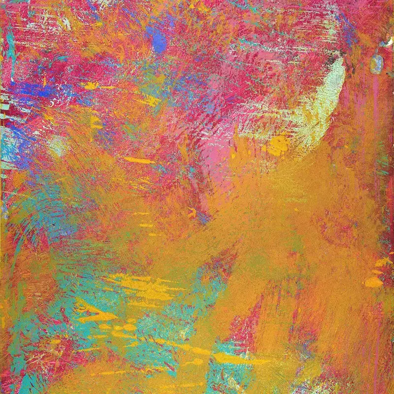 Paravent en toile à double face "Roue chromatique" de 1,8 m de haut, Oriental Furniture : Aucun assemblage requis, composite de bois