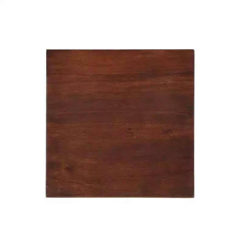 Petite table d'appoint Accent avec tiroir et étagère ouverte, noire, 71 cm H