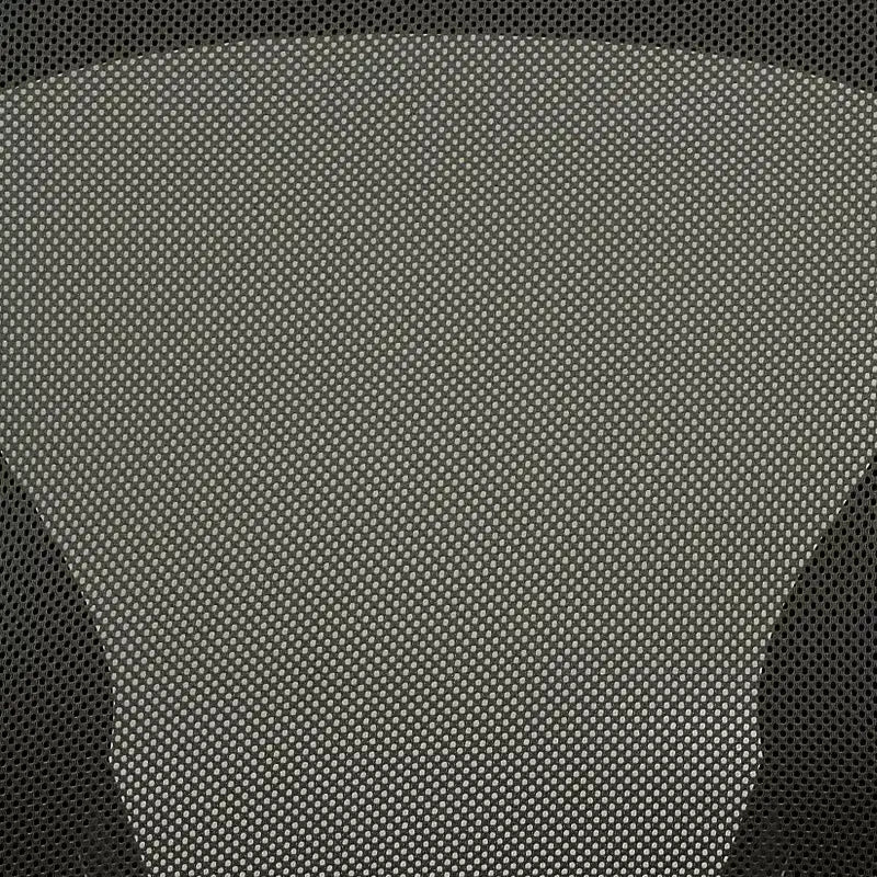 Chaise de bureau pivotante à dossier mi-haut en maille avec base chromée et accoudoirs