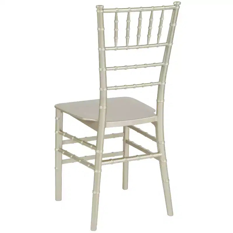 Chaise Chiavari empilable en résine de la série