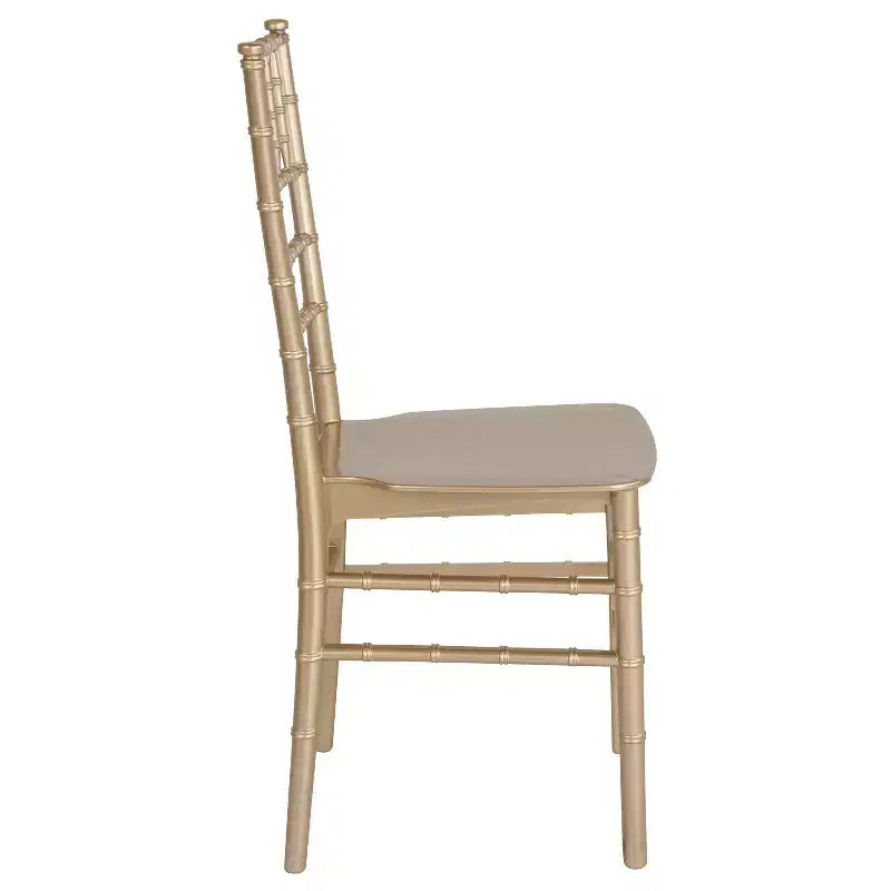 Chaise Chiavari empilable en résine de la série