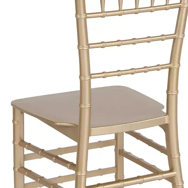 Chaise Chiavari empilable en résine de la série