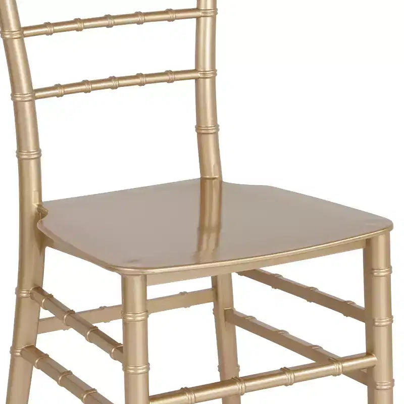 Chaise Chiavari empilable en résine de la série