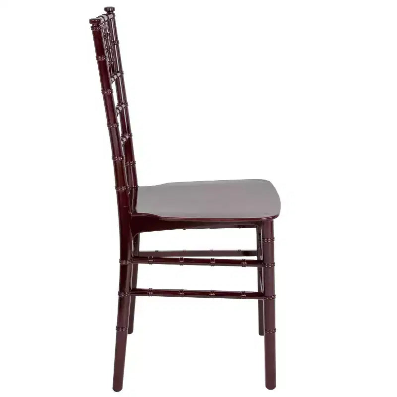 Chaise Chiavari empilable en résine de la série