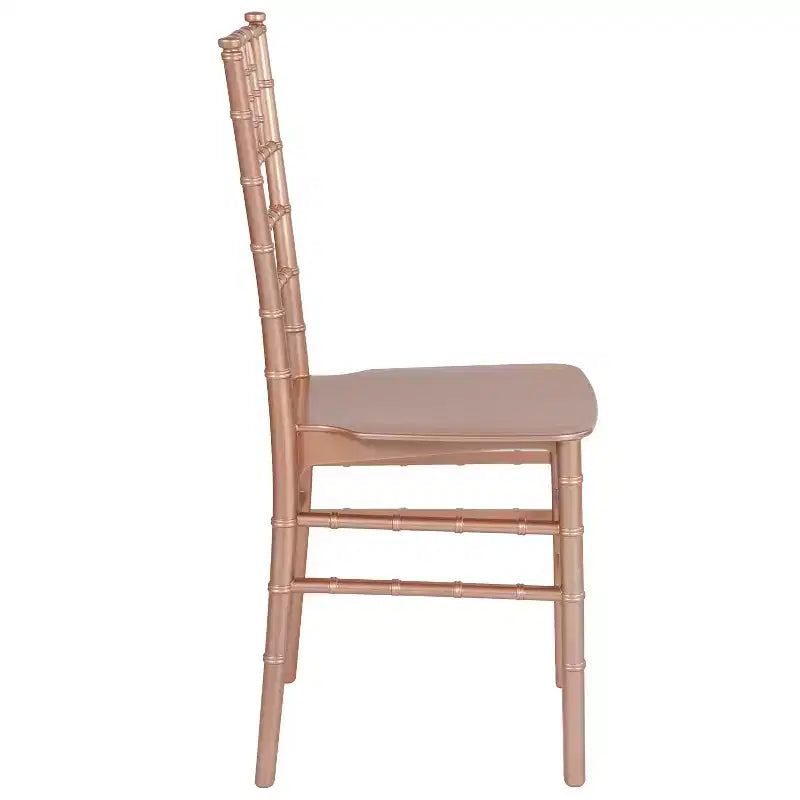 Chaise Chiavari empilable en résine de la série