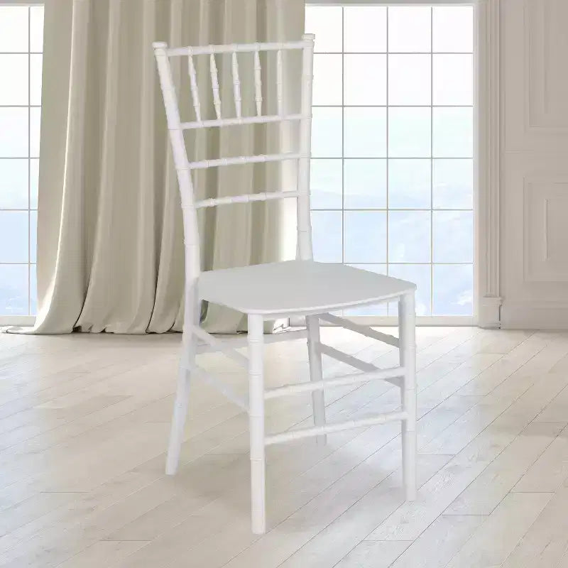 Chaise Chiavari empilable en résine de la série