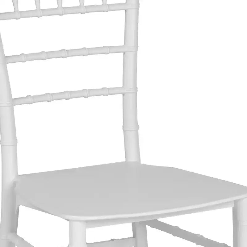 Chaise Chiavari empilable en résine de la série