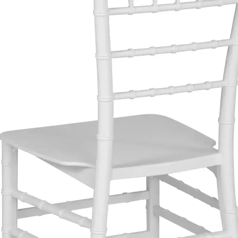 Chaise Chiavari empilable en résine de la série