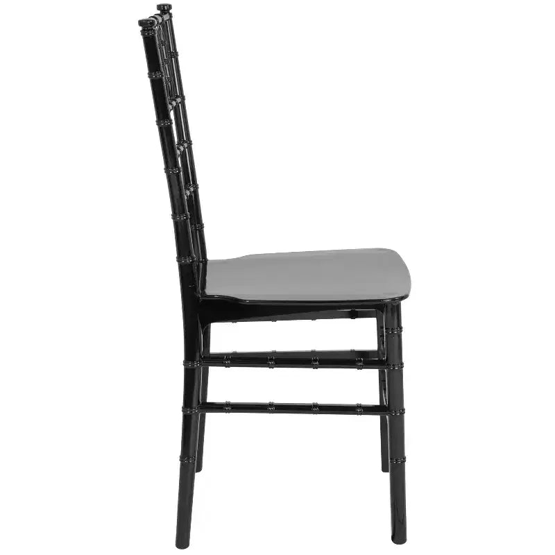 Chaise Chiavari empilable en résine de la série