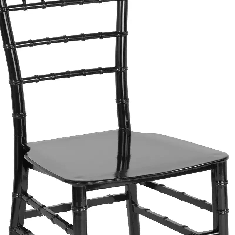 Chaise Chiavari empilable en résine de la série