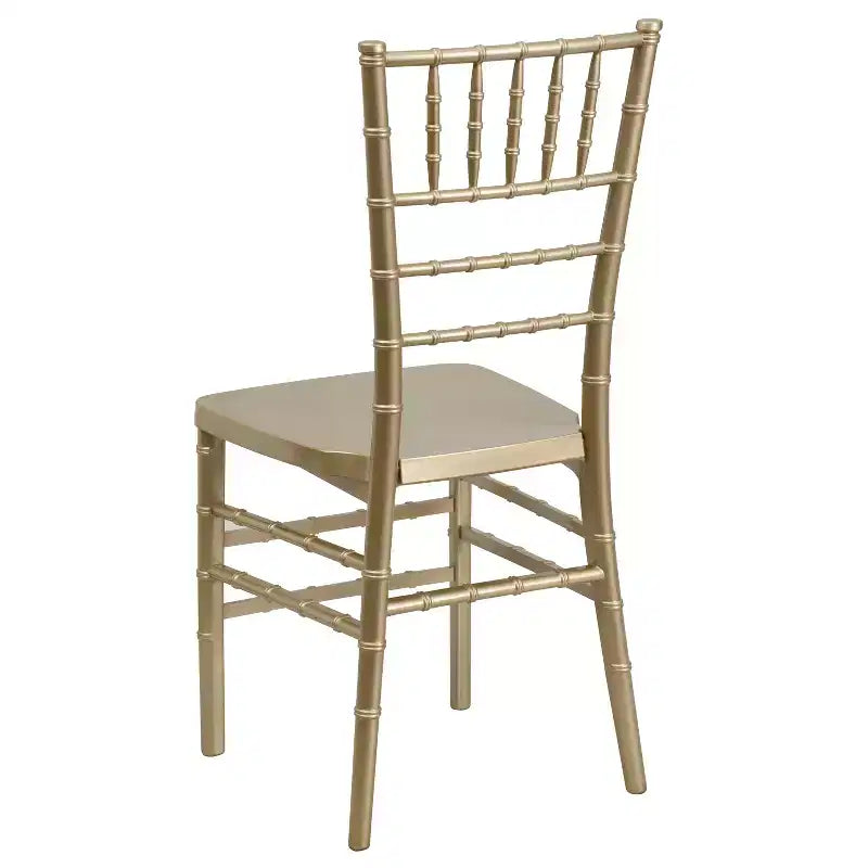 Chaise Chiavari en résine empilable pour mariage et événement
