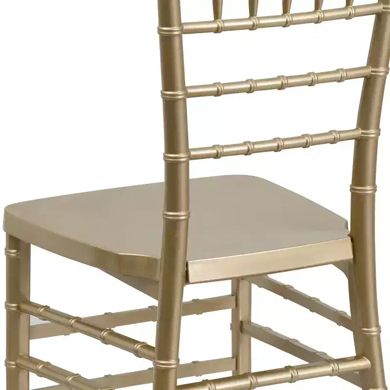 Chaise Chiavari en résine empilable pour mariage et événement