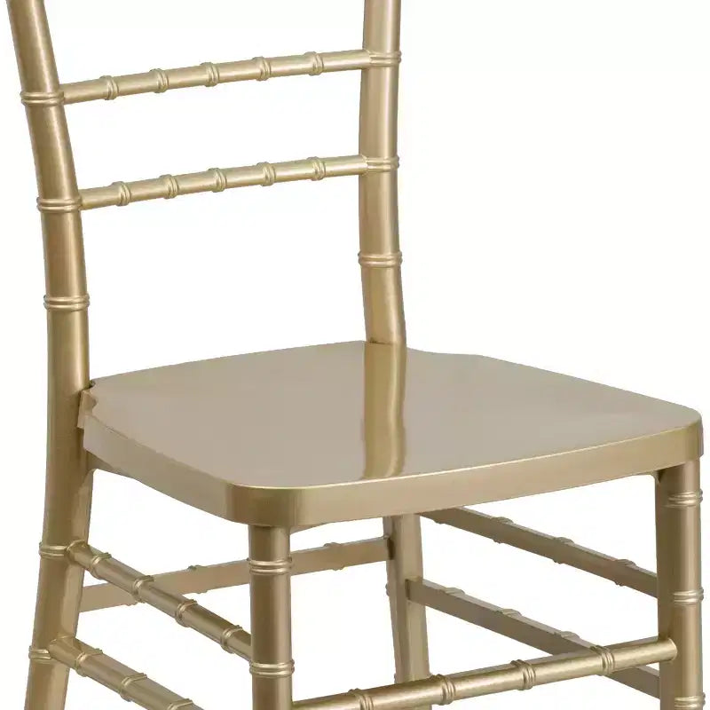 Chaise Chiavari en résine empilable pour mariage et événement