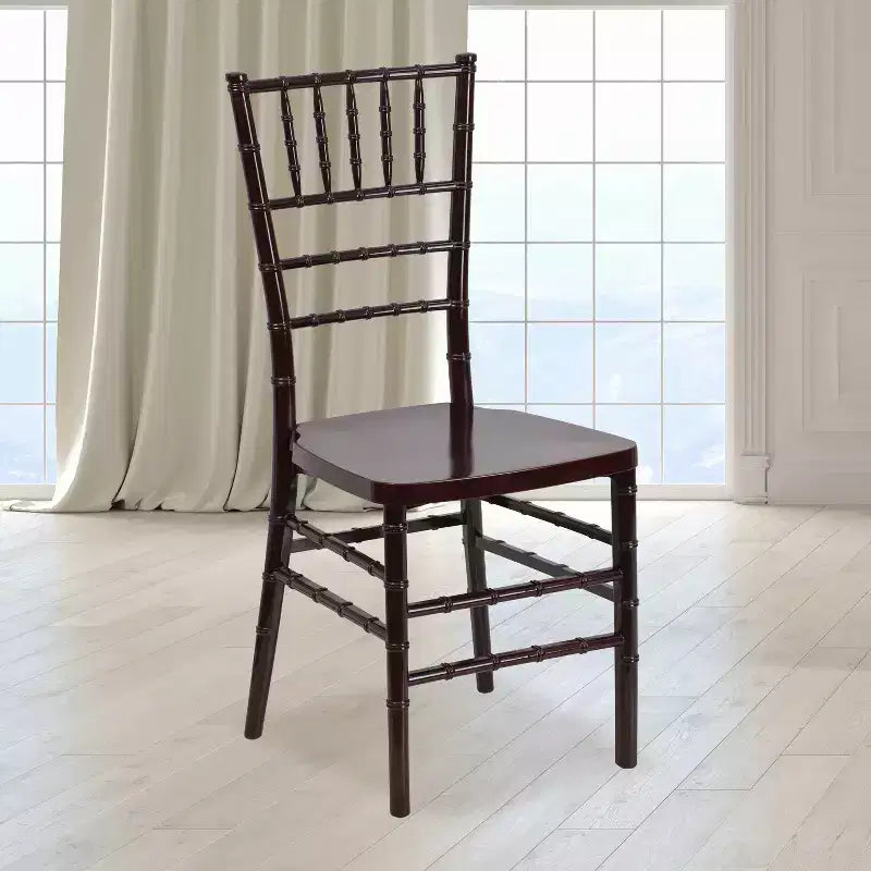 Chaise Chiavari en résine empilable pour mariage et événement