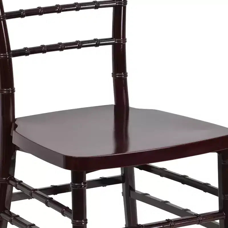 Chaise Chiavari en résine empilable pour mariage et événement