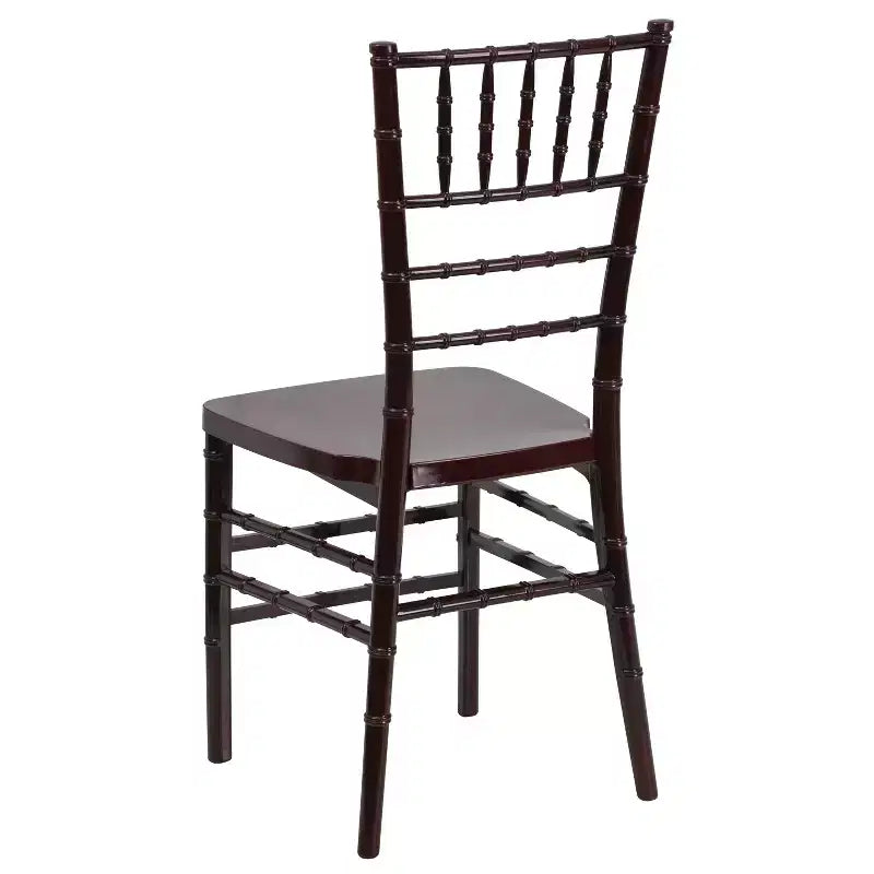 Chaise Chiavari en résine empilable pour mariage et événement