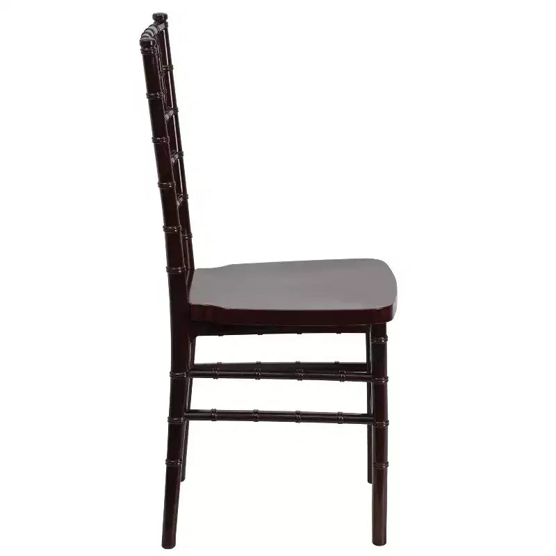 Chaise Chiavari en résine empilable pour mariage et événement