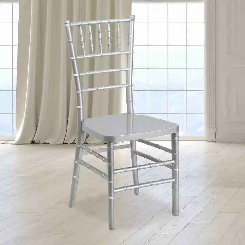 Chaise Chiavari en résine empilable pour mariage et événement